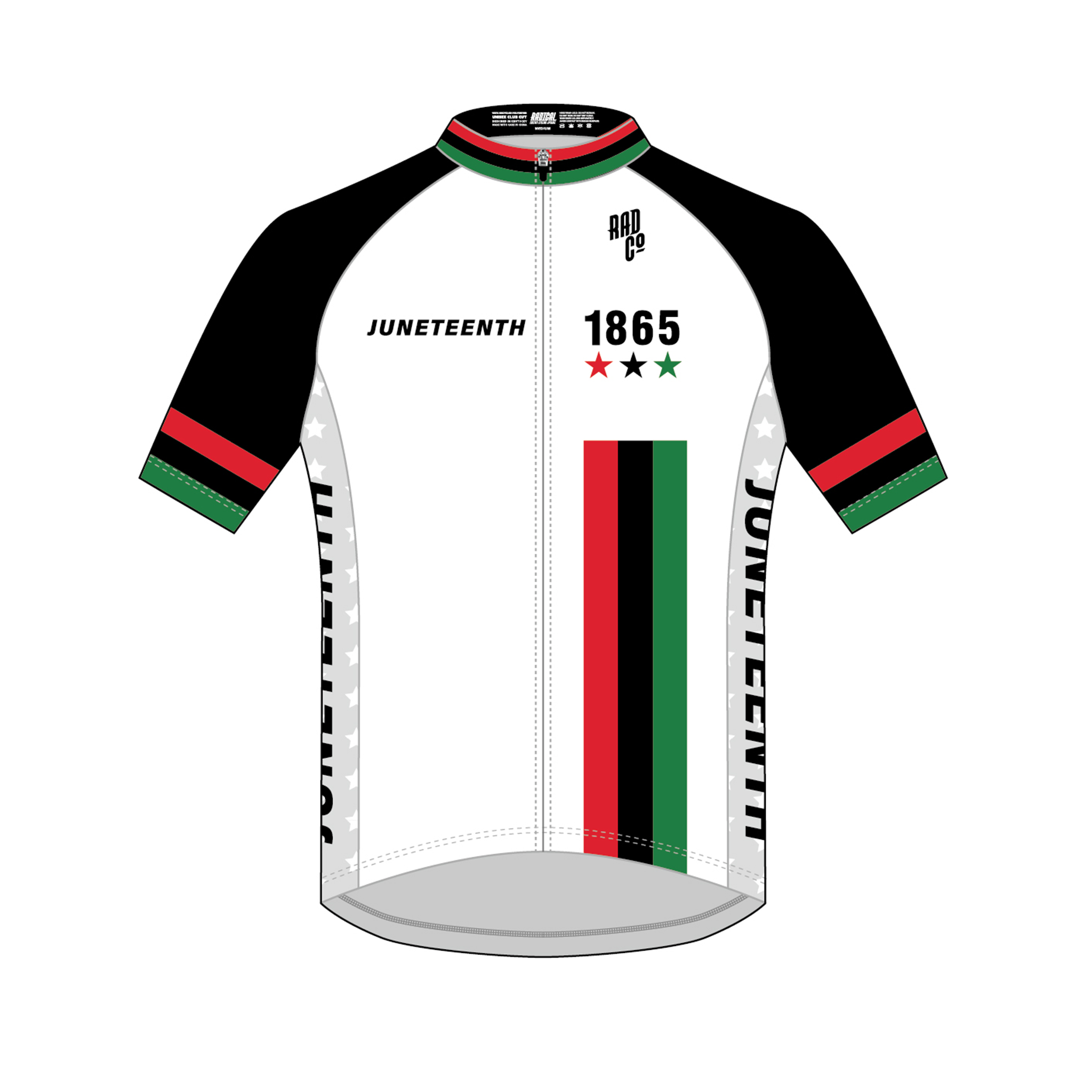 Juneteenth 1865 - Short Sleeve CORE Zip Jersey