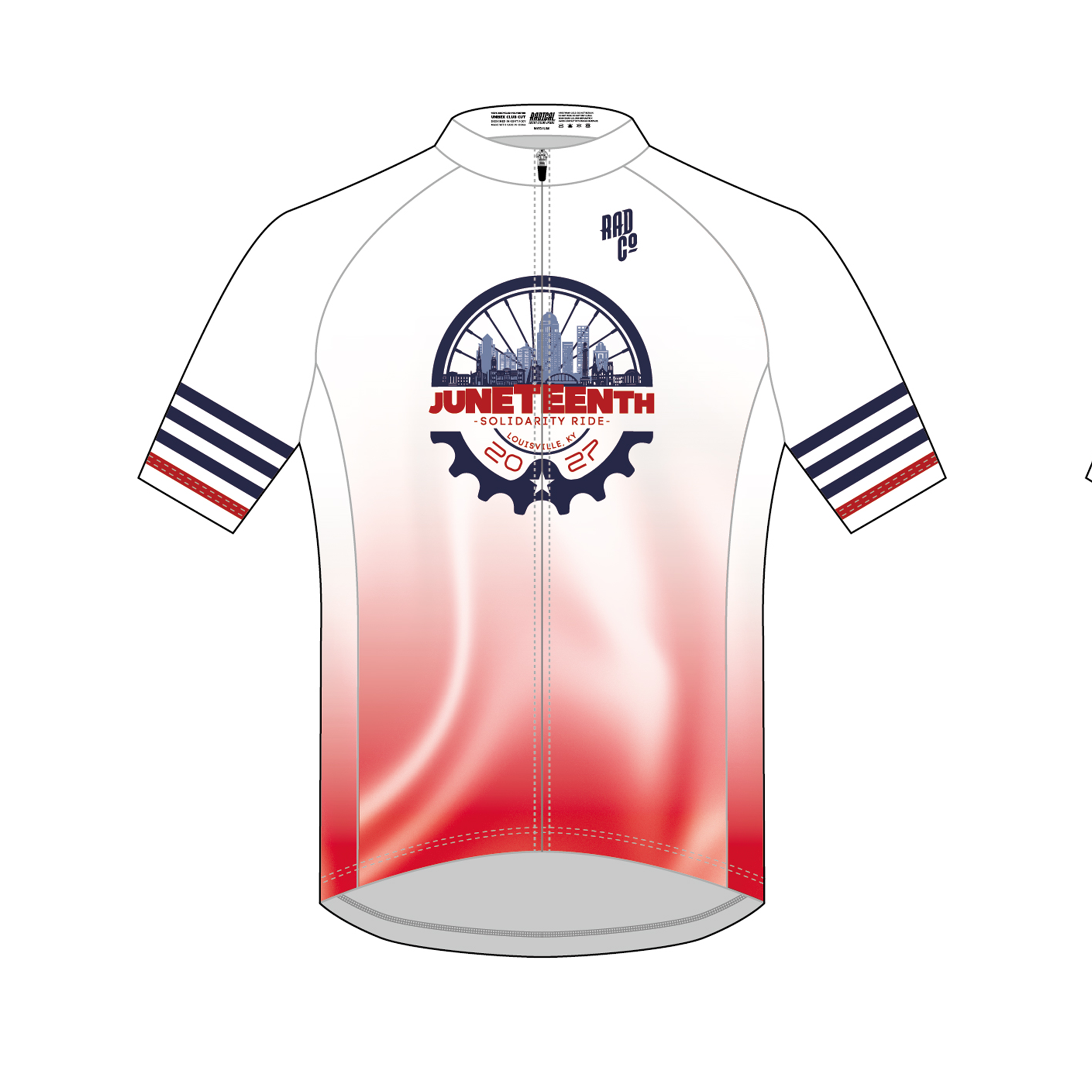 Juneteenth Solidarity Ride - Short Sleeve CORE Zip Jersey