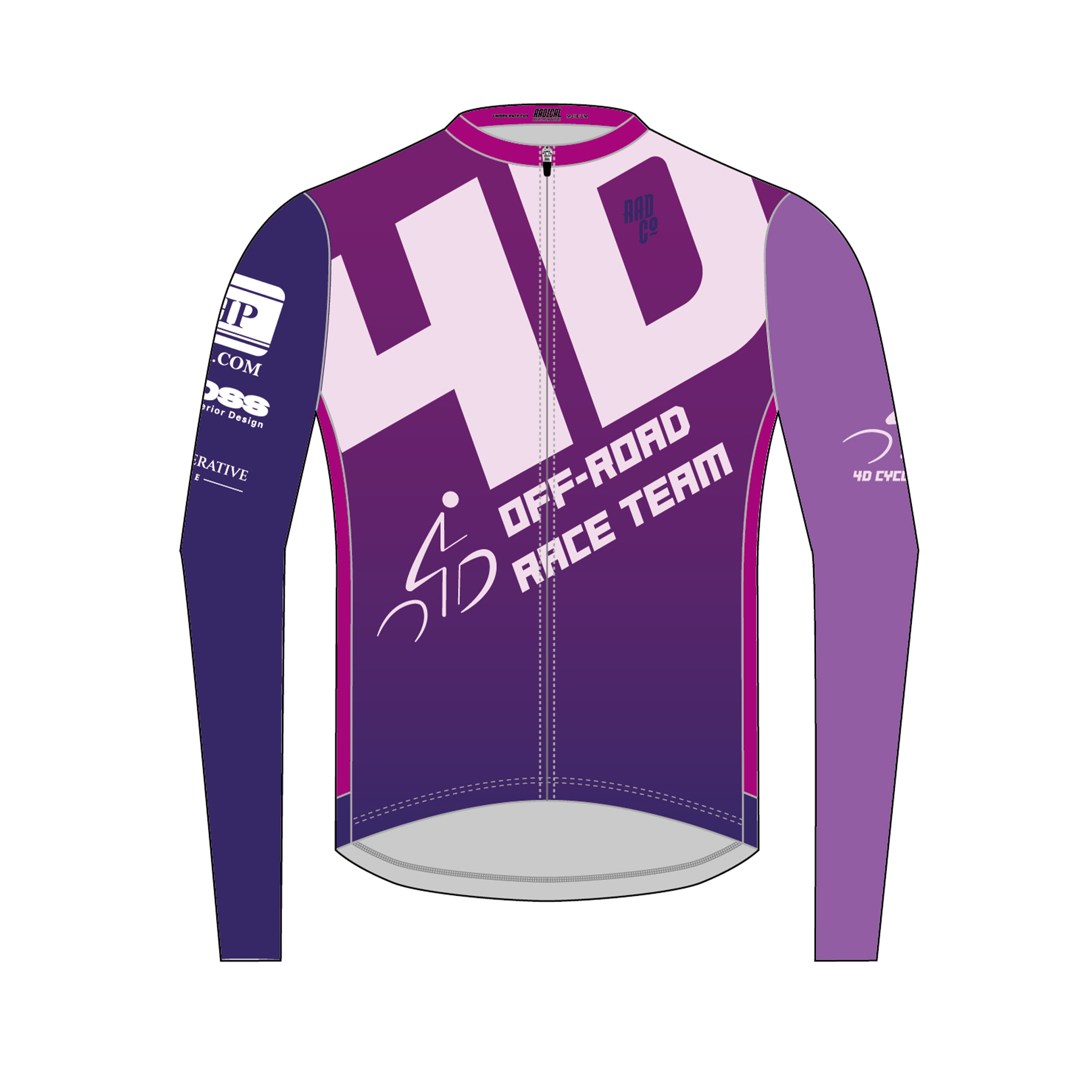 4D Cycling - Long Sleeve ECO PRO Jersey