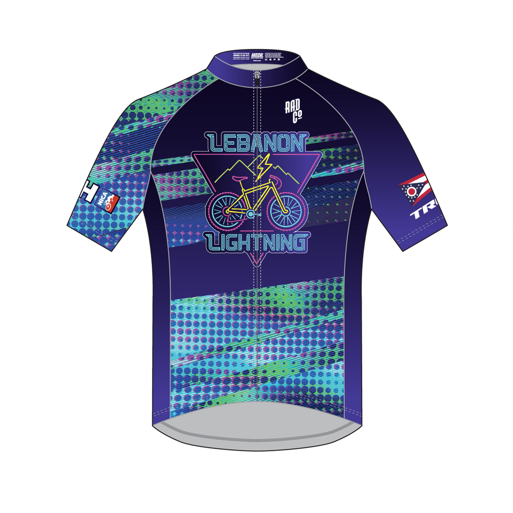 Lebanon Lightning - Short Sleeve CORE Zip Jersey
