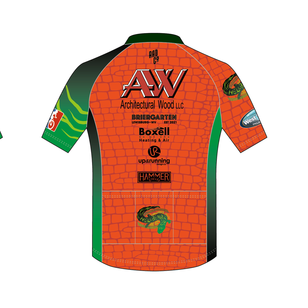 Greenbrier Valley Hellbenders - Short Sleeve CORE Zip Jersey - Youth
