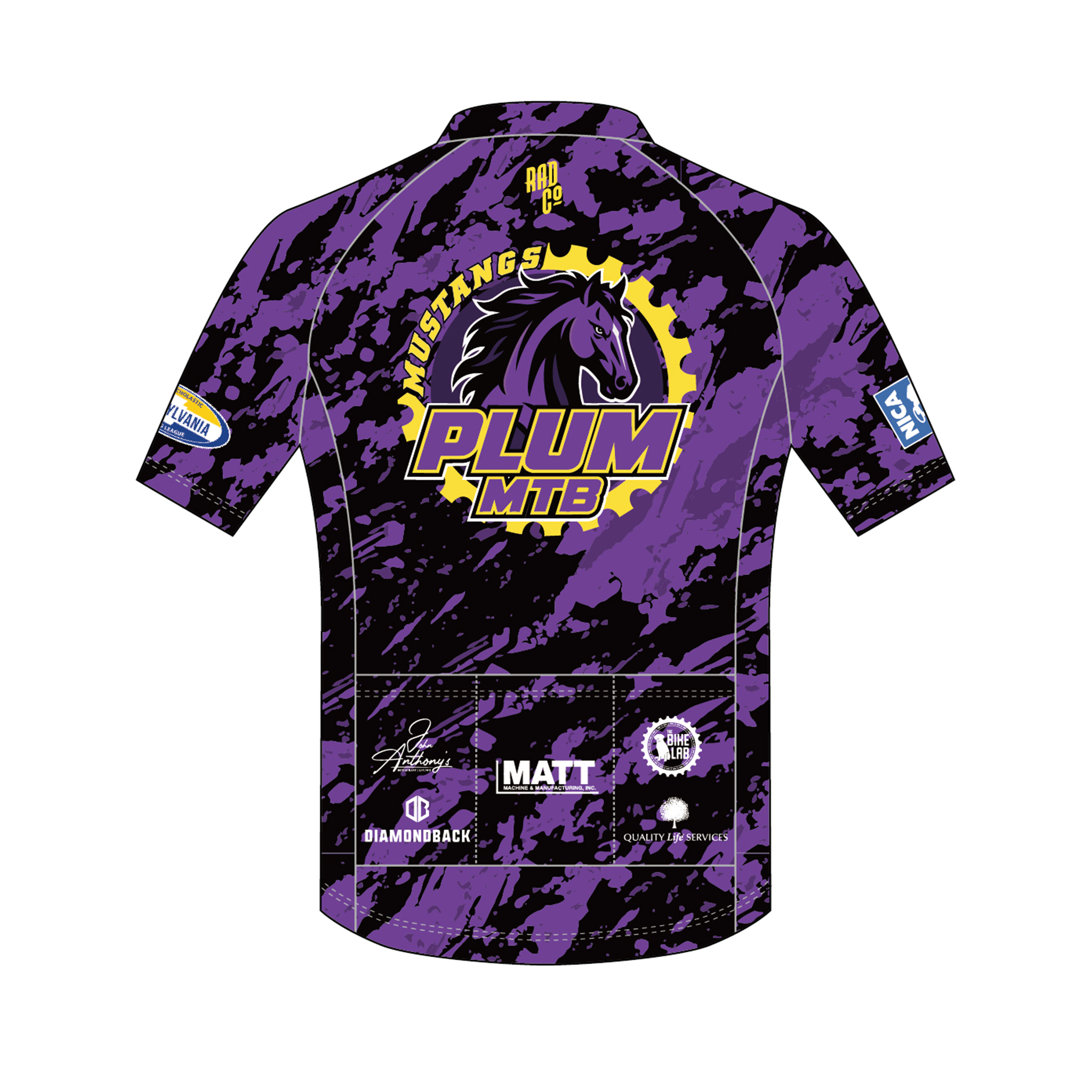 Plum MTB - Short Sleeve CORE Zip Jersey