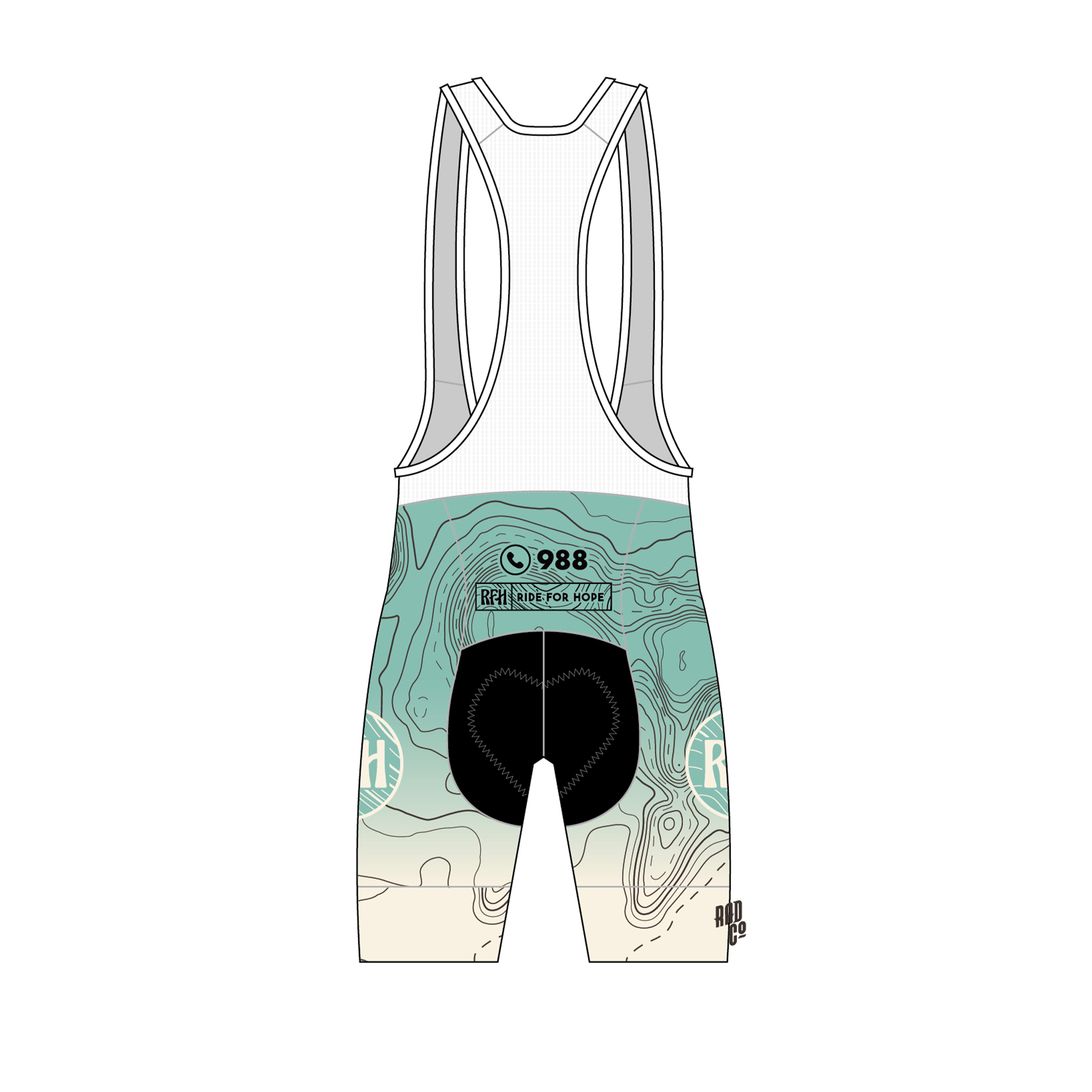 Ride for Hope - Bibs - Fade